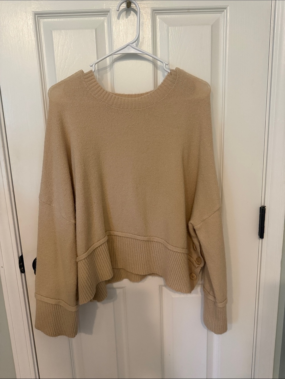 ILLA ILLA Cozy Tan Crewneck Sweater